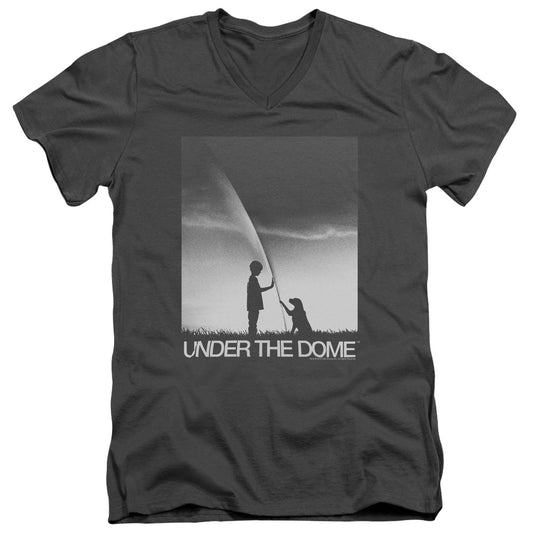 Under The Dome - Im Speilburg - Short Sleeve Adult V-neck 30/1 - Charcoal T-shirt
