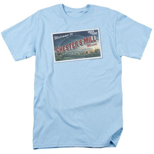 Under The Dome - Postcard - Short Sleeve Adult 18/1 - Light Blue T-shirt