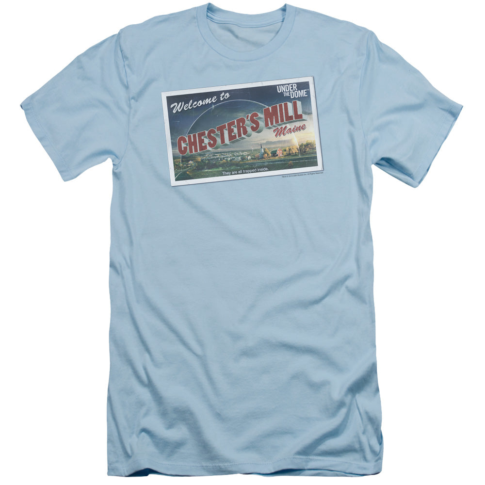Under The Dome - Postcard - Short Sleeve Adult 30/1 - Light Blue T-shirt