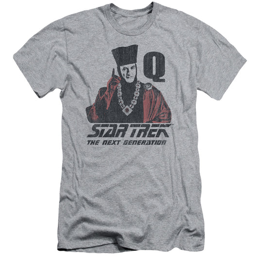 Star Trek - Q Point - Short Sleeve Adult 30/1 - Athletic Heather T-shirt