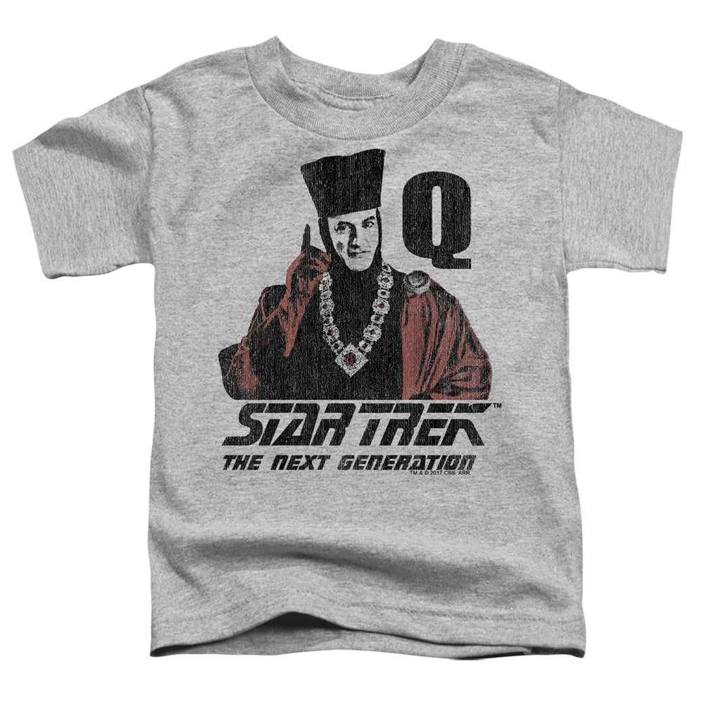 Star Trek - Q Point - Short Sleeve Toddler Tee - Athletic Heather T-shirt