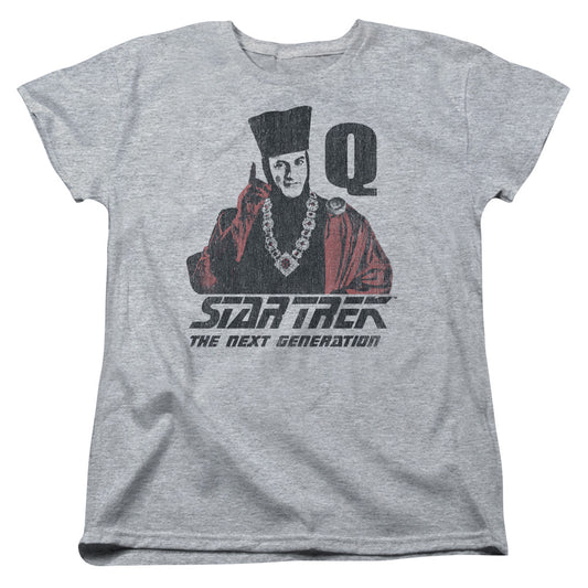 Star Trek - Q Point - Short Sleeve Womens Tee - Athletic Heather T-shirt