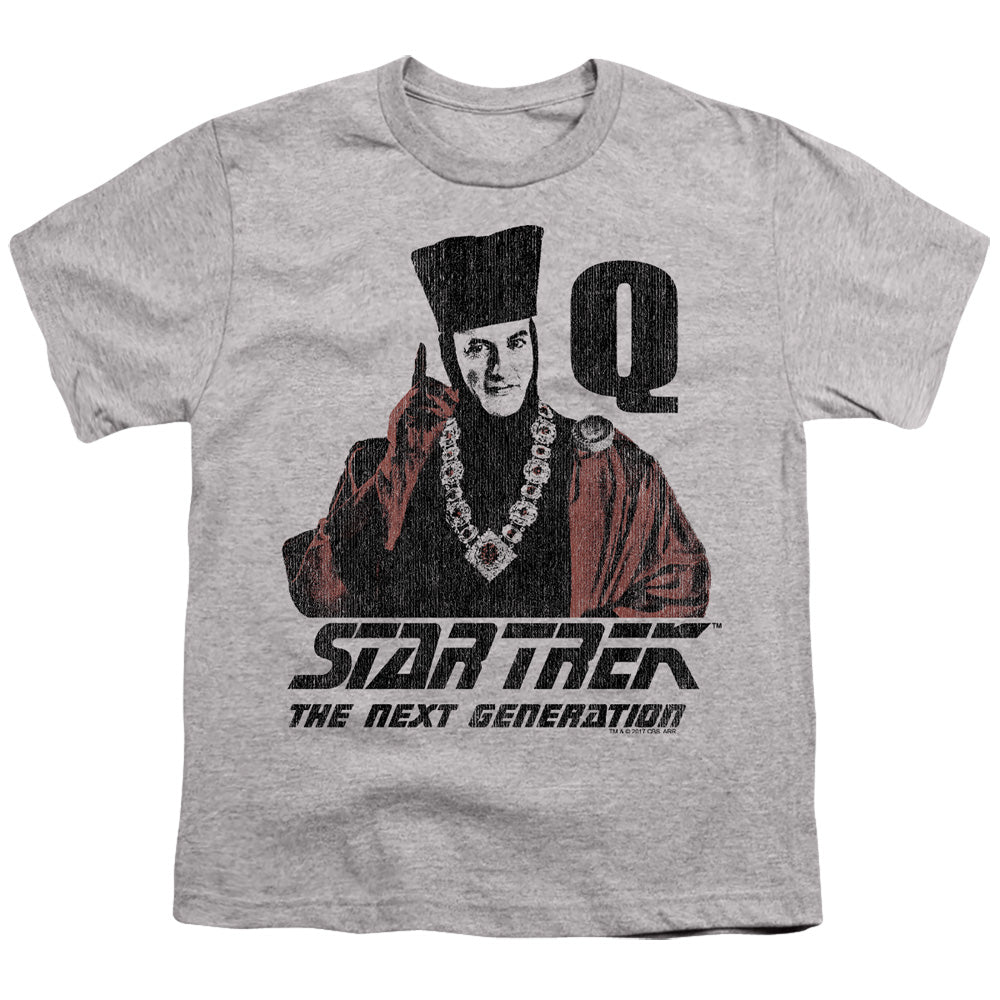 Star Trek - Q Point - Short Sleeve Youth 18/1 - Athletic Heather T-shirt