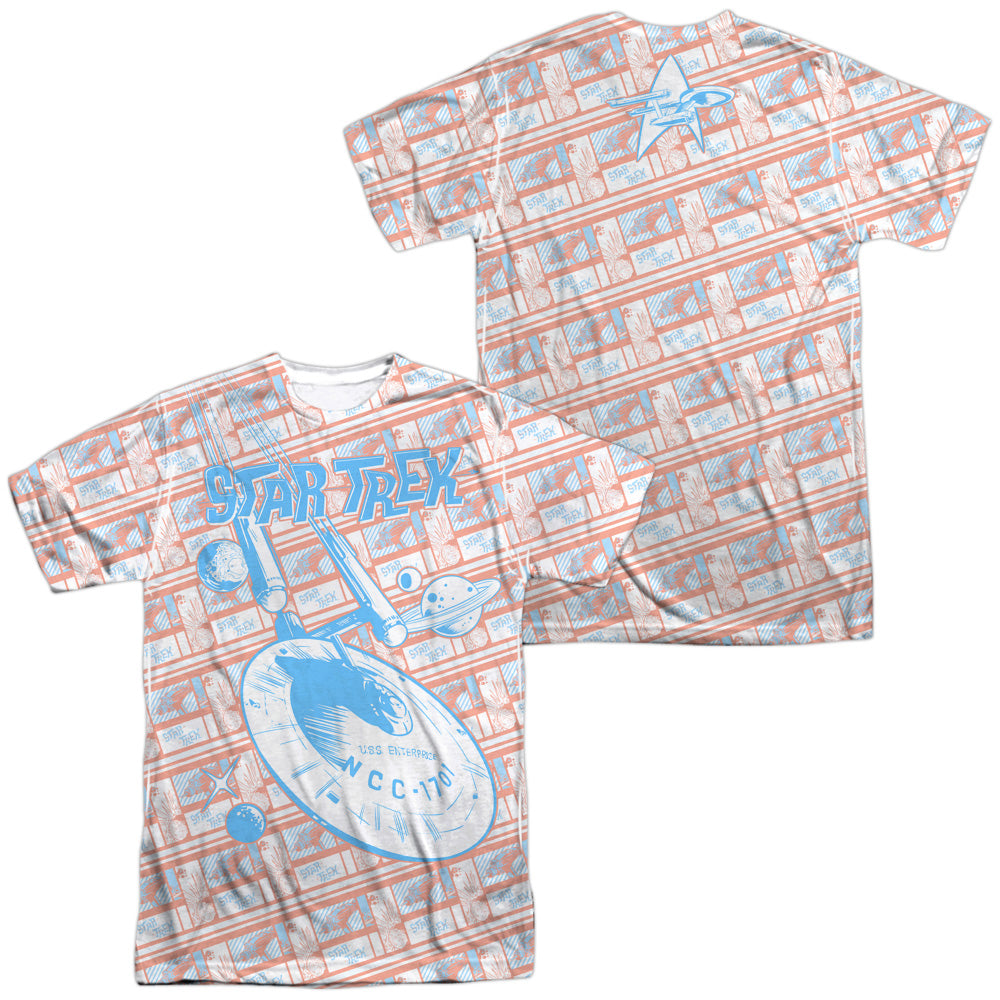 Star Trek - Incoming (Front/back Print) - Short Sleeve Adult Poly Crew - White T-shirt