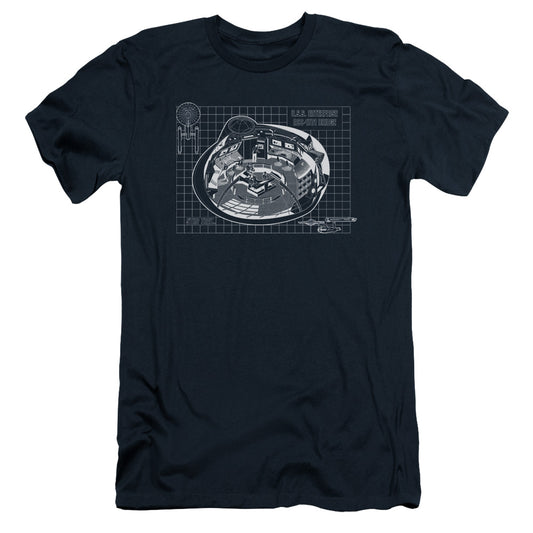 Star Trek - Bridge Prints - Short Sleeve Adult 30/1 - Navy T-shirt