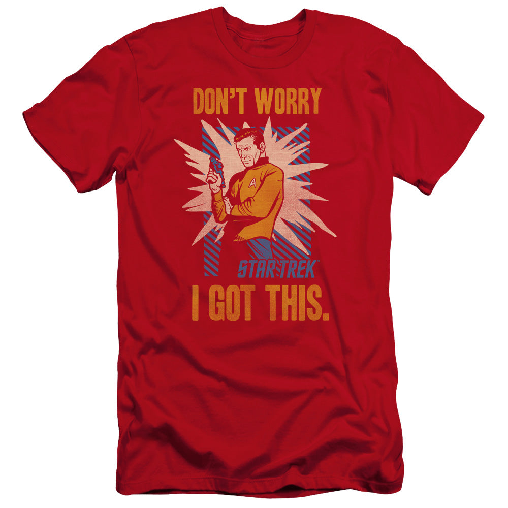 Star Trek - Got This-premuim Canvas Adult Slim Fit 30/1 - Red