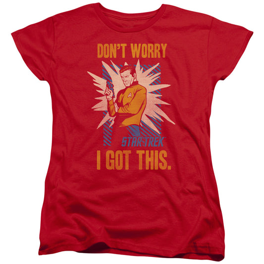 Star Trek - Got This - Short Sleeve Womens Tee - Red T-shirt