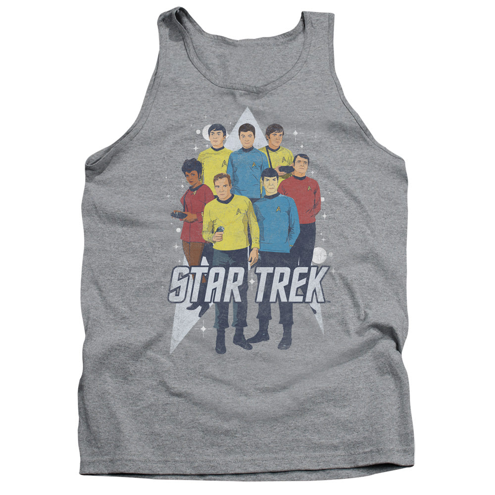 Star Trek - Here Here - Adult Tank - Athletic Heather