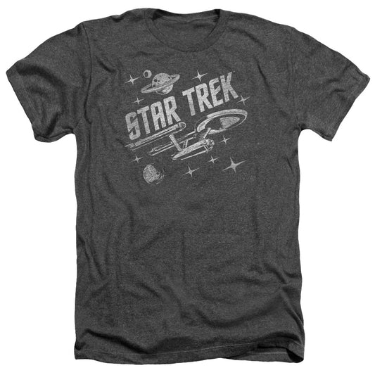 Star Trek - Through Space - Adult Heather - Charcoal