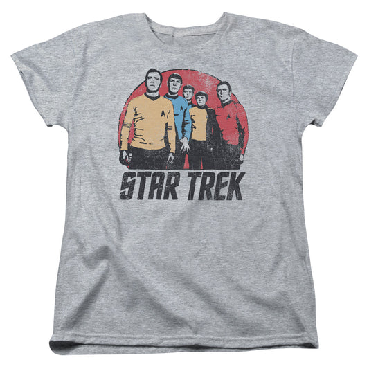 Star Trek - Landing Party - Short Sleeve Womens Tee - Athletic Heather T-shirt