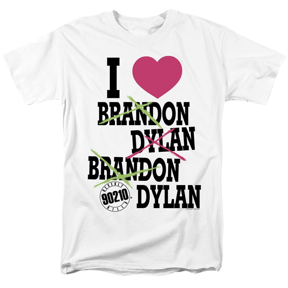 90210 - I Heart 90210 - Short Sleeve Adult 18/1 - White T-shirt