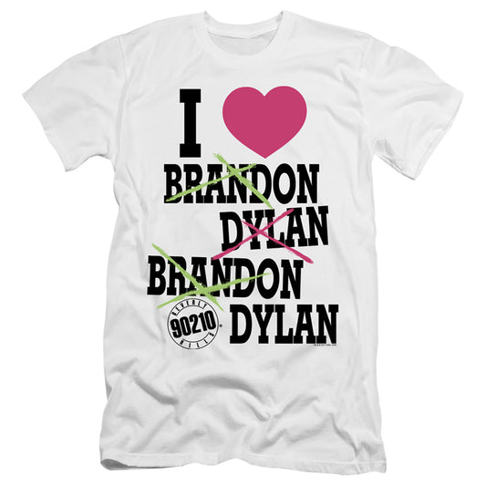 90210 - I Heart 90210 - Short Sleeve Adult 30/1 - White T-shirt