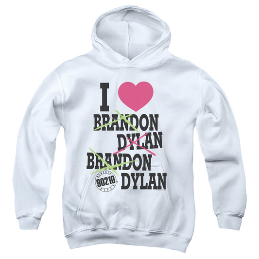 90210 I Heart 90210-youth Pull-over Hoodie - White