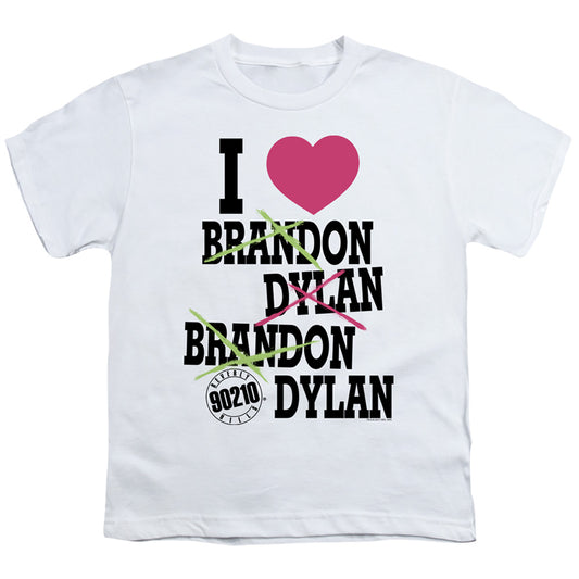 90210 - I Heart 90210 - Short Sleeve Youth 18/1 - White T-shirt