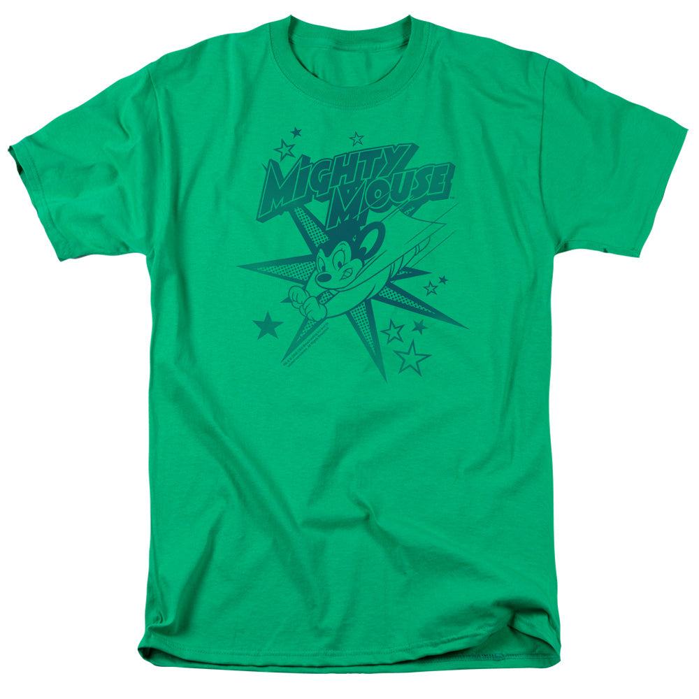Mighty Mouse - Mighty Mouse - Short Sleeve Adult 18/1 - Kelly Green T-shirt