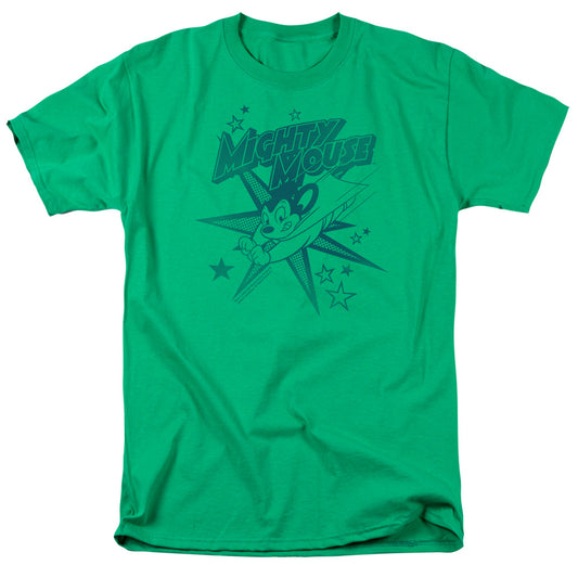 Mighty Mouse - Mighty Mouse - Short Sleeve Adult 18/1 - Kelly Green T-shirt