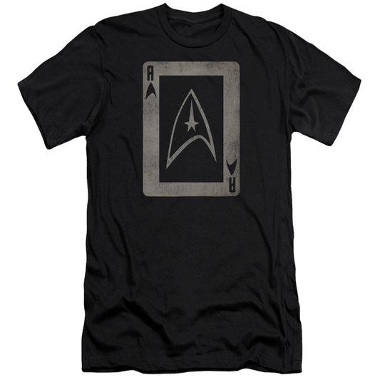 Star Trek - Tos Ace-premuim Canvas Adult Slim Fit 30/1 - Black