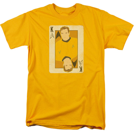 Star Trek - Tos King - Short Sleeve Adult 18/1 - Gold T-shirt