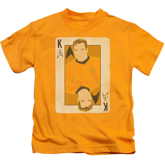 Star Trek - Tos King - Short Sleeve Juvenile 18/1 - Gold T-shirt