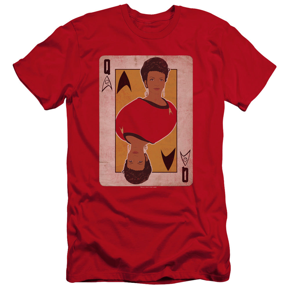 Star Trek - Tos Queen-premuim Canvas Adult Slim Fit 30/1 - Red