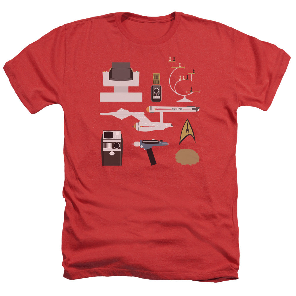 Star Trek - Tos Gift Set - Adult Heather - Red
