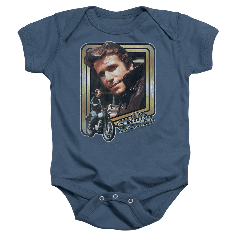 Happy Days - The Fonz - Infant Snapsuit - Indigo