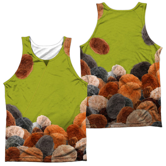 Star Trek - Tribble Trek (Front/back Print) - Adult 100% Poly Tank Top - White