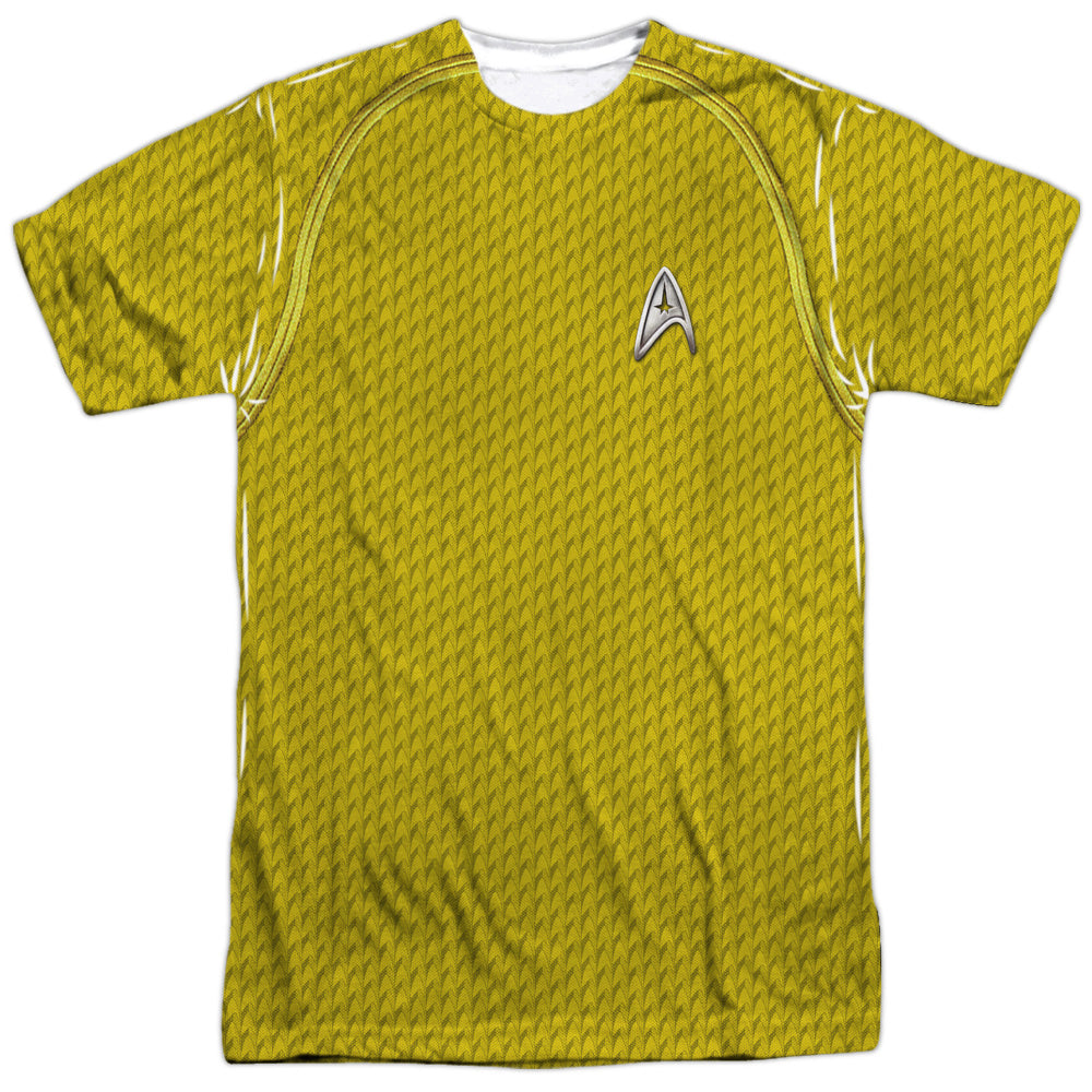 Star Trek - Movie Command Uniform - Short Sleeve Adult Poly Crew - White T-shirt