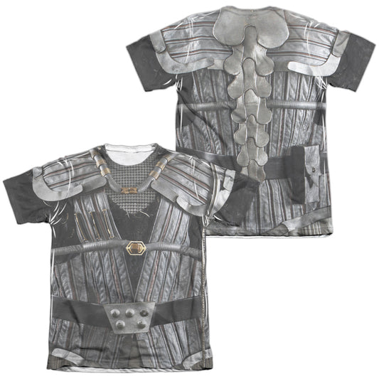 Star Trek - Klingon Uniform (Front/back Print) - Adult Poly/cotton Short Sleeve Tee - White T-shirt