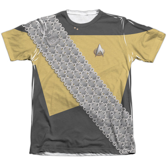 Star Trek - Worf Uniform - Adult Poly/cotton Short Sleeve Tee - White T-shirt