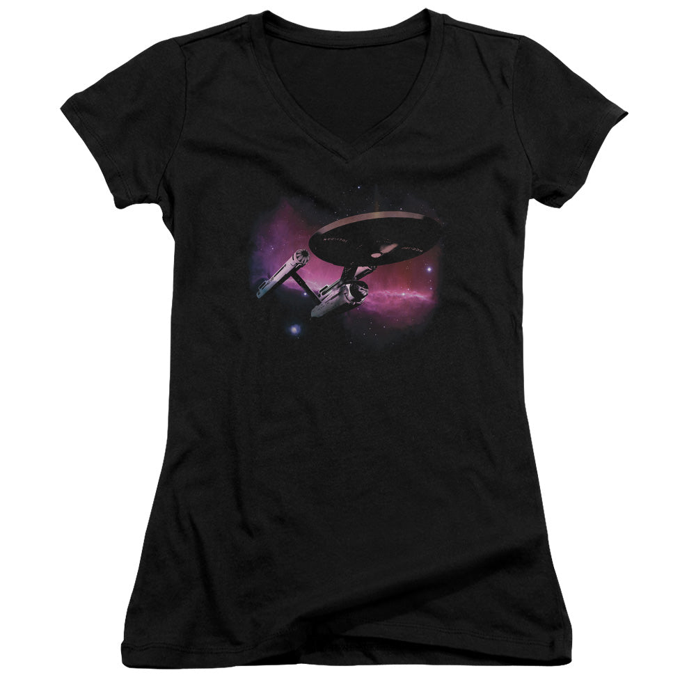 Star Trek - Prime Directive-junior V-neck - Black