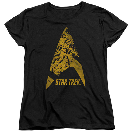 Star Trek - Delta Crew - Short Sleeve Womens Tee - Black T-shirt