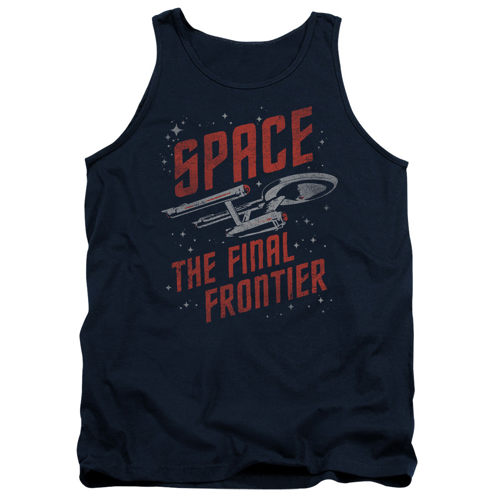 Star Trek - Space Travel - Adult Tank - Navy