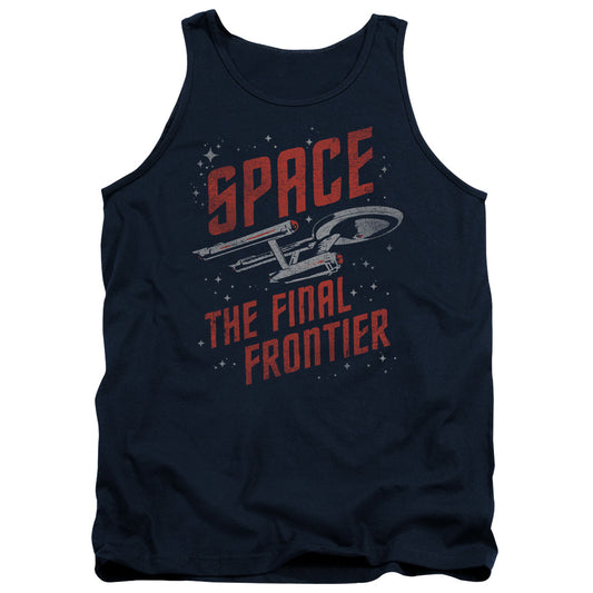 Star Trek - Space Travel - Adult Tank - Navy
