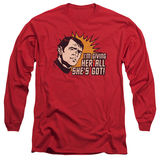 Star Trek - Everything - Long Sleeve Adult 18/1 - Red T-shirt