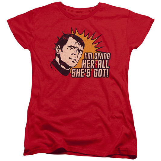 Star Trek - Everything - Short Sleeve Womens Tee - Red T-shirt