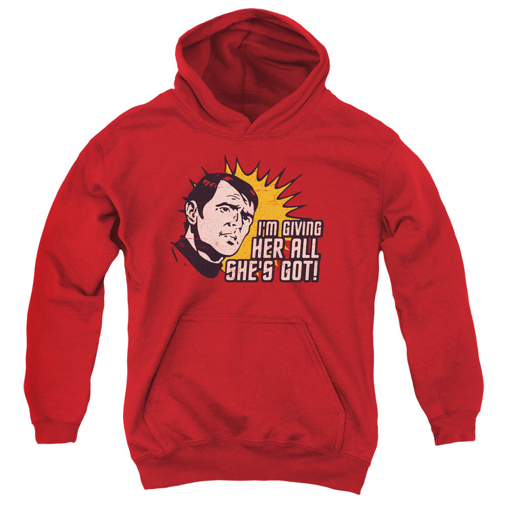 Star Trek - Everyfthhing - Youth Pull-over Hoodie - Red