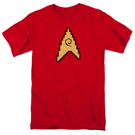 Star Trek - 8 Bit Engineering - Short Sleeve Adult 18/1 - Red T-shirt