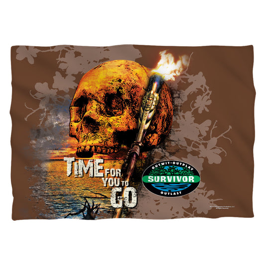 Survivor - Time To Go - Pillow Case - White