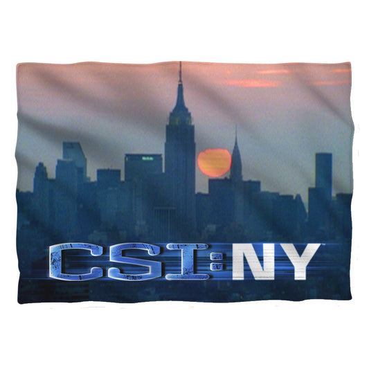 Csi:new York - City Logo - Pillow Case - White