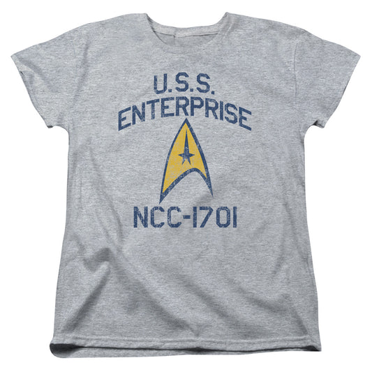 Star Trek - Collegiate Arch - Short Sleeve Womens Tee - Athletic Heather T-shirt