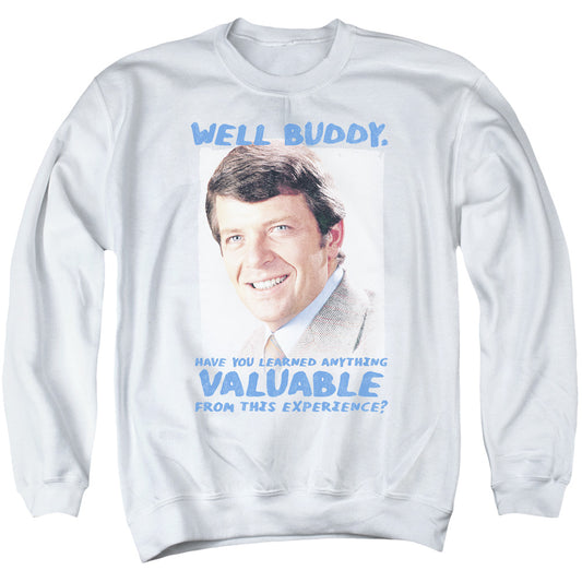 Brady Bunch - Buddy - Adult Crewneck Sweatshirt - White