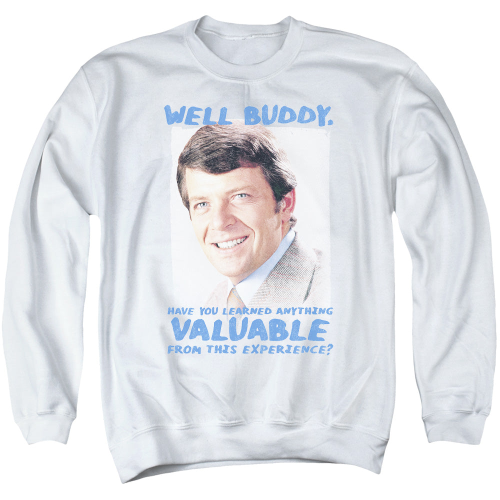 Brady Bunch - Buddy - Adult Crewneck Sweatshirt - White