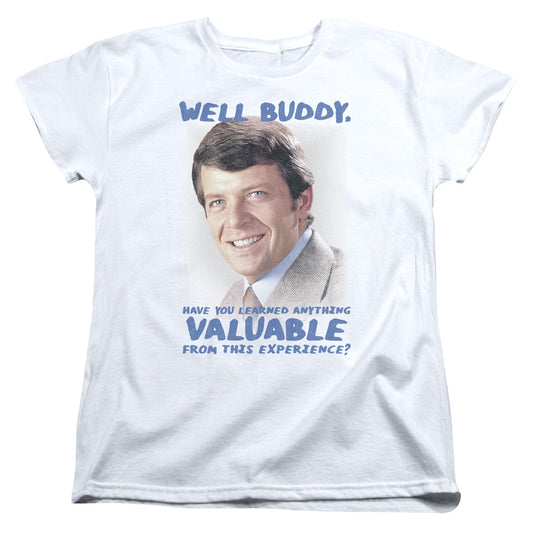 Brady Bunch - Buddy - Short Sleeve Womens Tee - White T-shirt