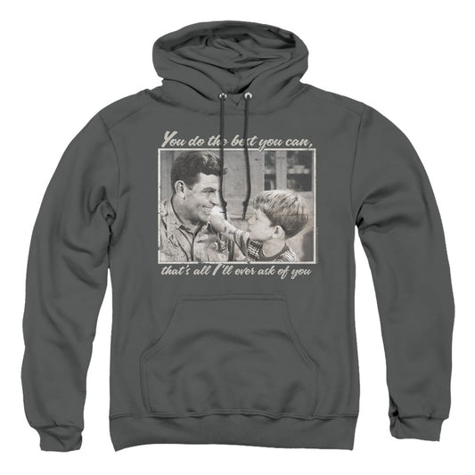 Andy Griffith - Wise Words - Adult Pull-over Hoodie - Charcoal