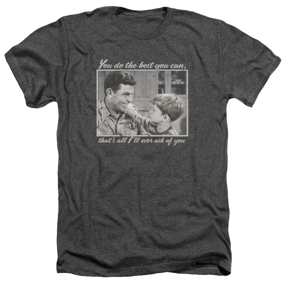 Andy Griffith - Wise Words - Adult Heather - Charcoal