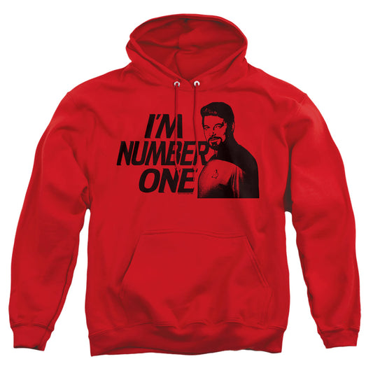 Star Trek - Im Number One - Adult Pull-over Hoodie - Red