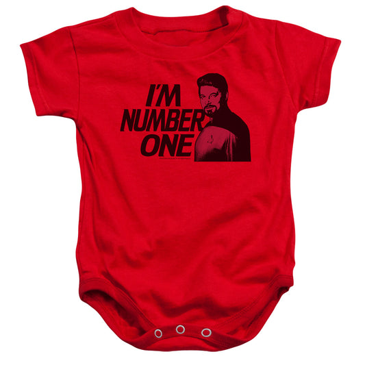 Star Trek - Im Number One-infant Snapsuit - Red