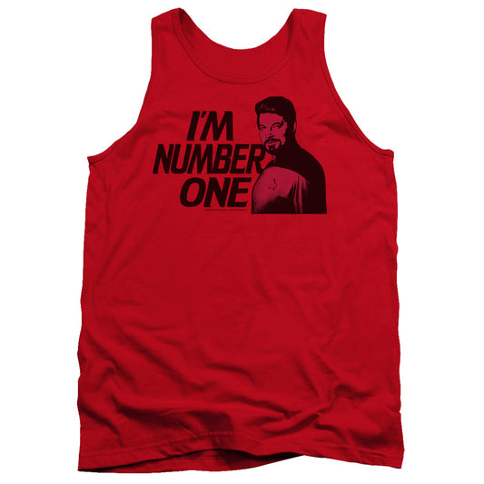 Star Trek - Im Number One - Adult Tank - Red