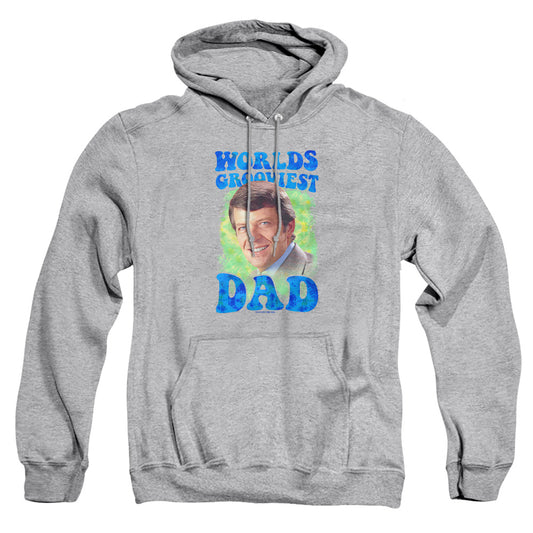 Brady Bunch - Worlds Grooviest - Adult Pull-over Hoodie - Athletic Heather
